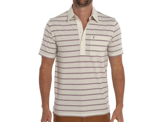 Performance Players Shirt - Cassidy Stripe Cream