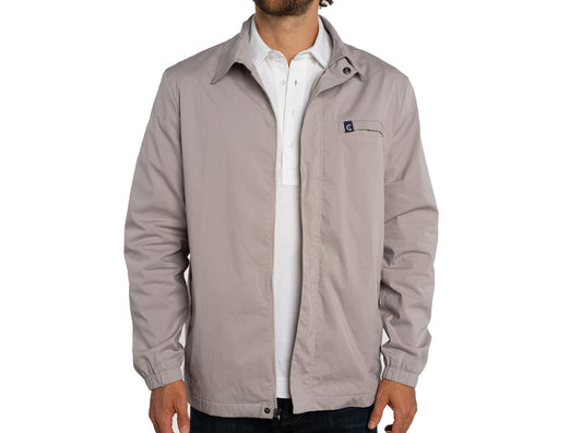 Performance Collared Jacket Gray