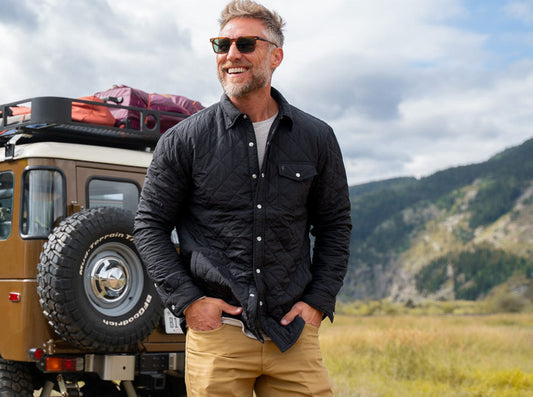 Lubbock CC - Quilted Shacket - Black