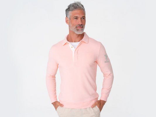 Forsyth Country Club - Terry Fleece Collared Sweatshirt - Bellini