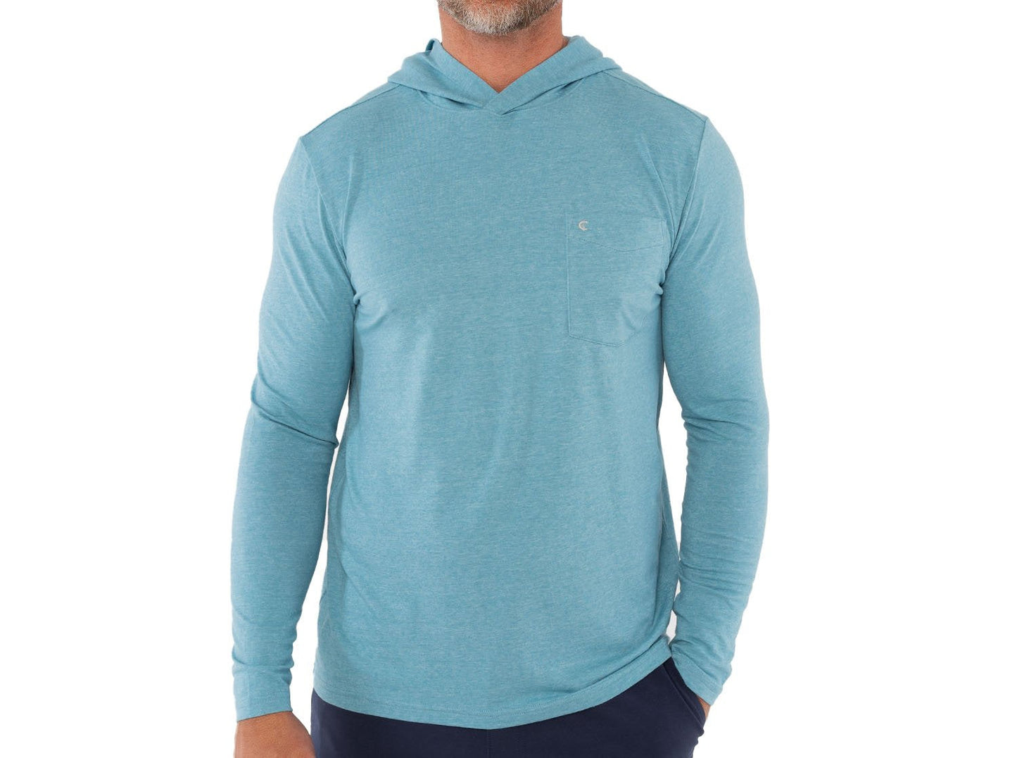 Sunday Hoodie - Heather Lagoon
