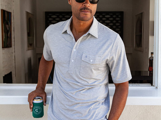 Lubbock CC - Heather Performance Sport Players Shirt - Steely Dan