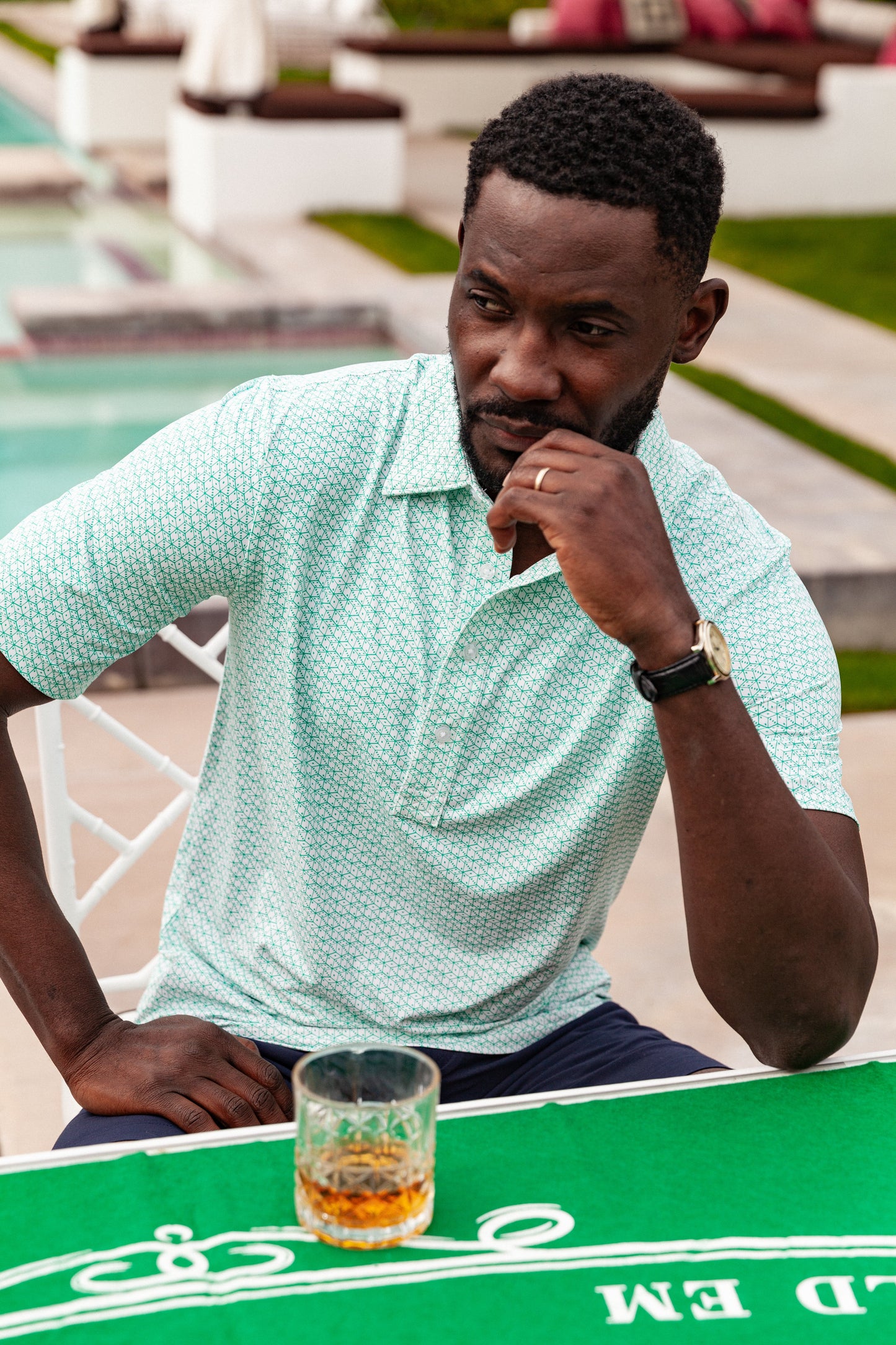 Performance Sport Range Polo- Roll'em Green