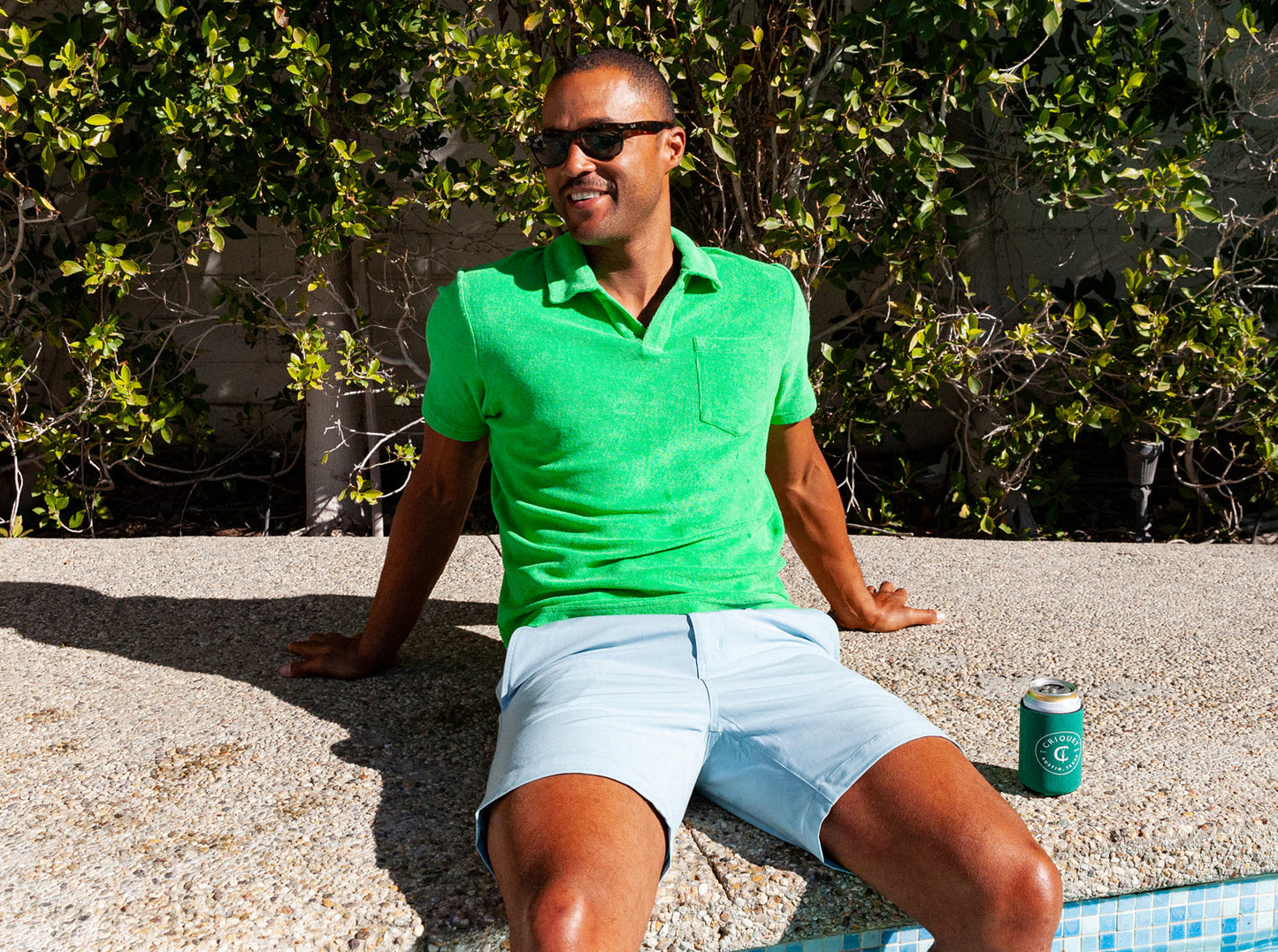 Terry Cloth Polo - Electric Avenue