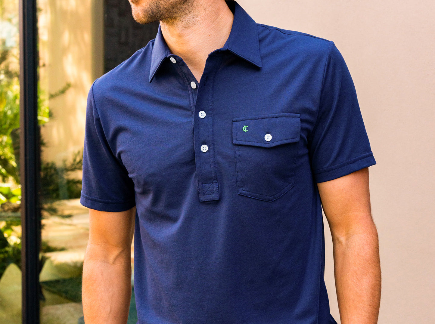 Performance Players Shirt- Nassau Navy