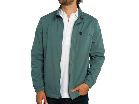 Performance Collared Jacket Green