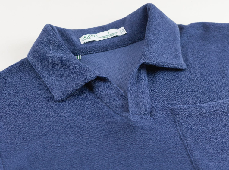 Forsyth Country Club - Terry Cloth Polo - Vintage Indigo
