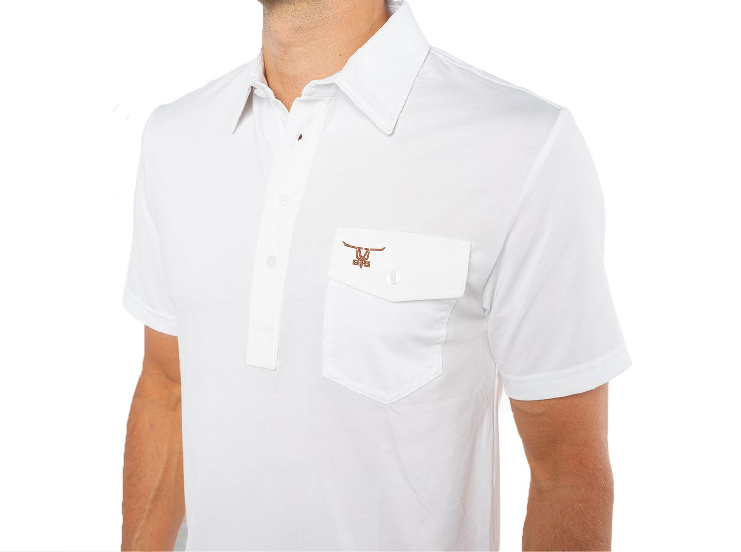 Silver Spurs - Performance Players Shirt - White