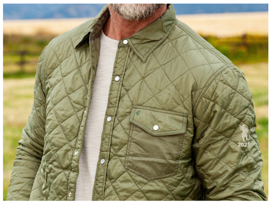 Forsyth Country Club - Quilted Shacket - Olive