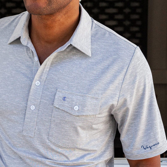 Vaquero - Heather Performance Sport Players Shirt - Steely Dan