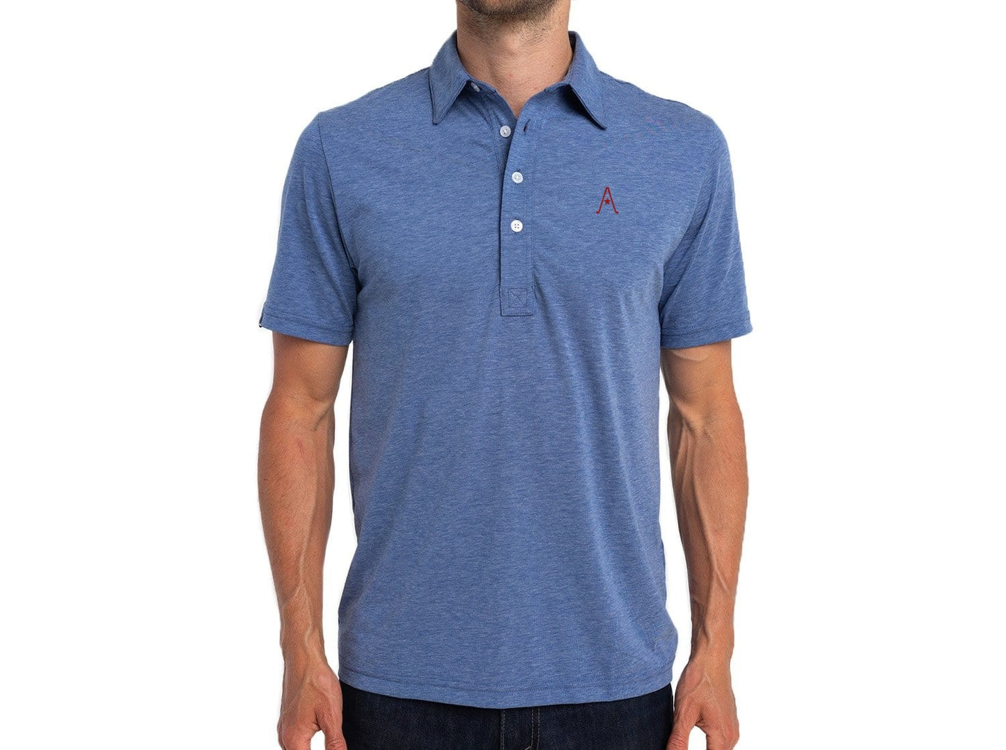 Austin Golf Club - Performance Range Polo - Blue Jean