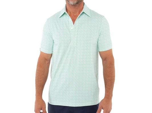Performance Sport Range Polo- Roll'em Green