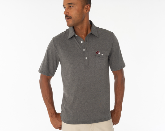 Austin High - Performance Players Shirt - Helmet - Heather Grey