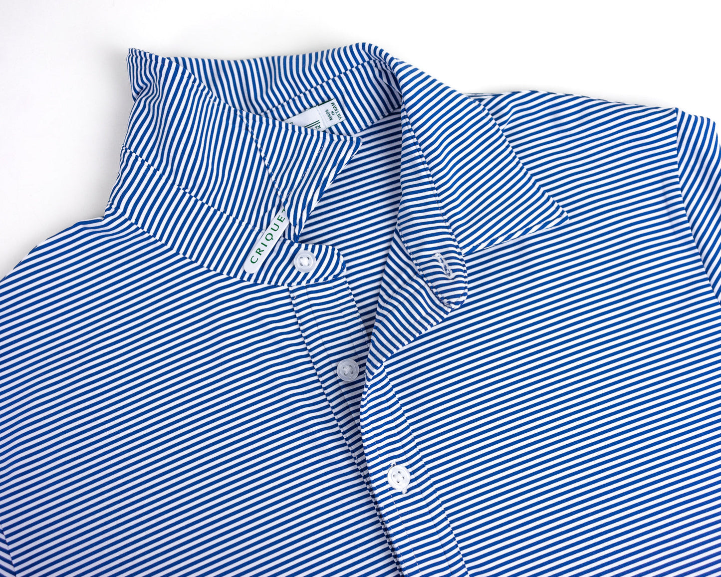 Performance Sport Range Polo- Hobby Stripe- Navy and White
