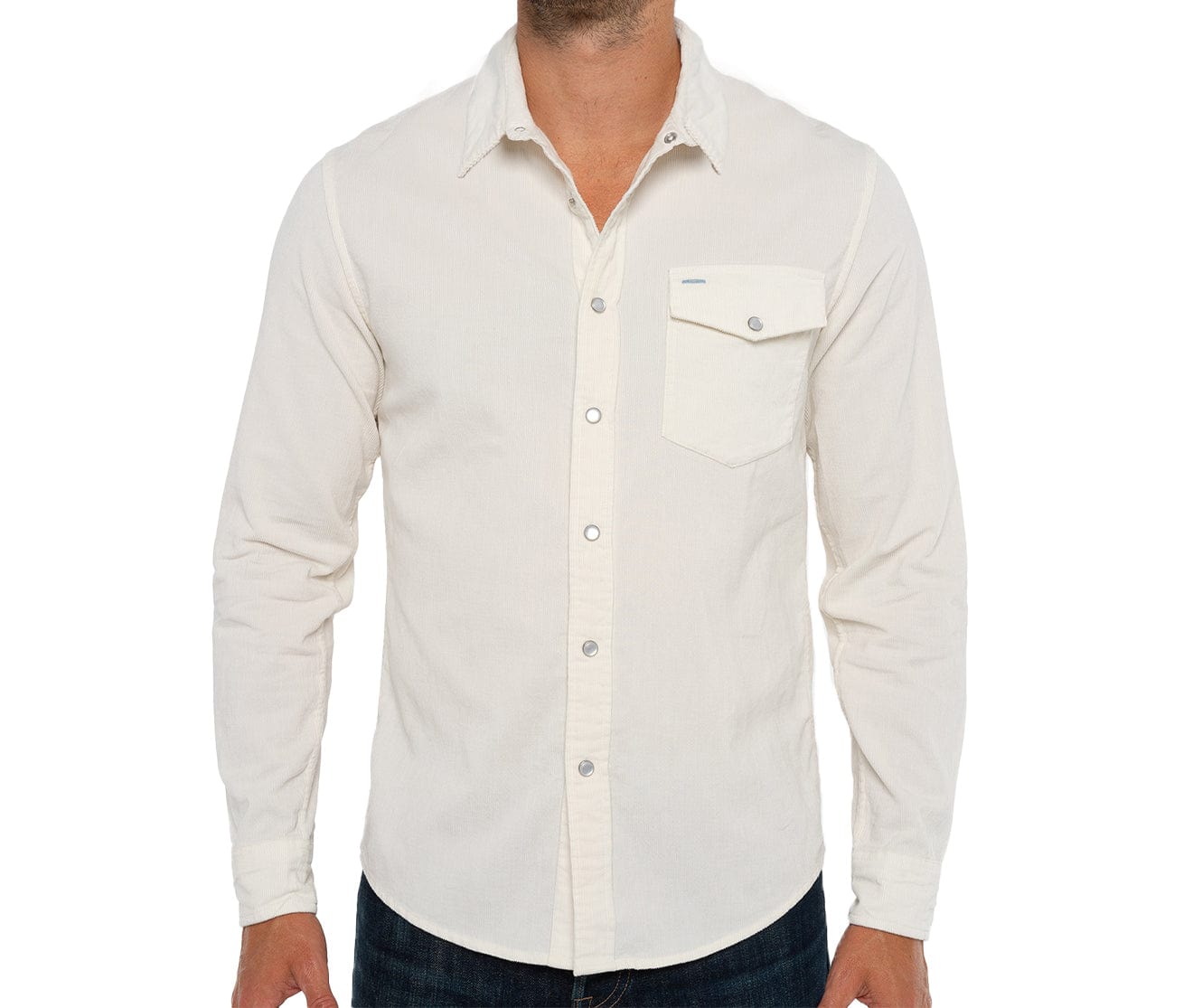 Castle Hills - Long Sleeve Corduroy - Off White