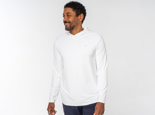 ECC Hoodie Sun Shirt - White