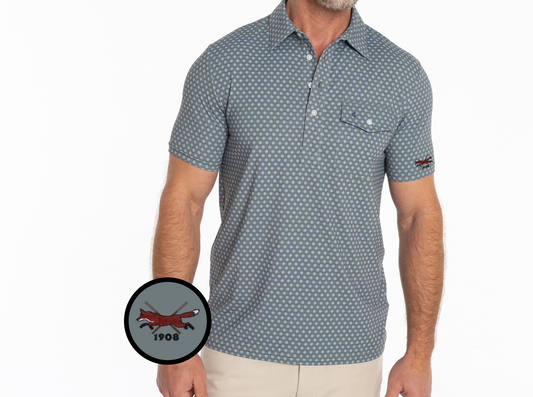 CCV - Performance Sport Players Shirt - Medallion Print - Olive