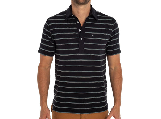 Performance Players Shirt - Cassidy Stripe Black