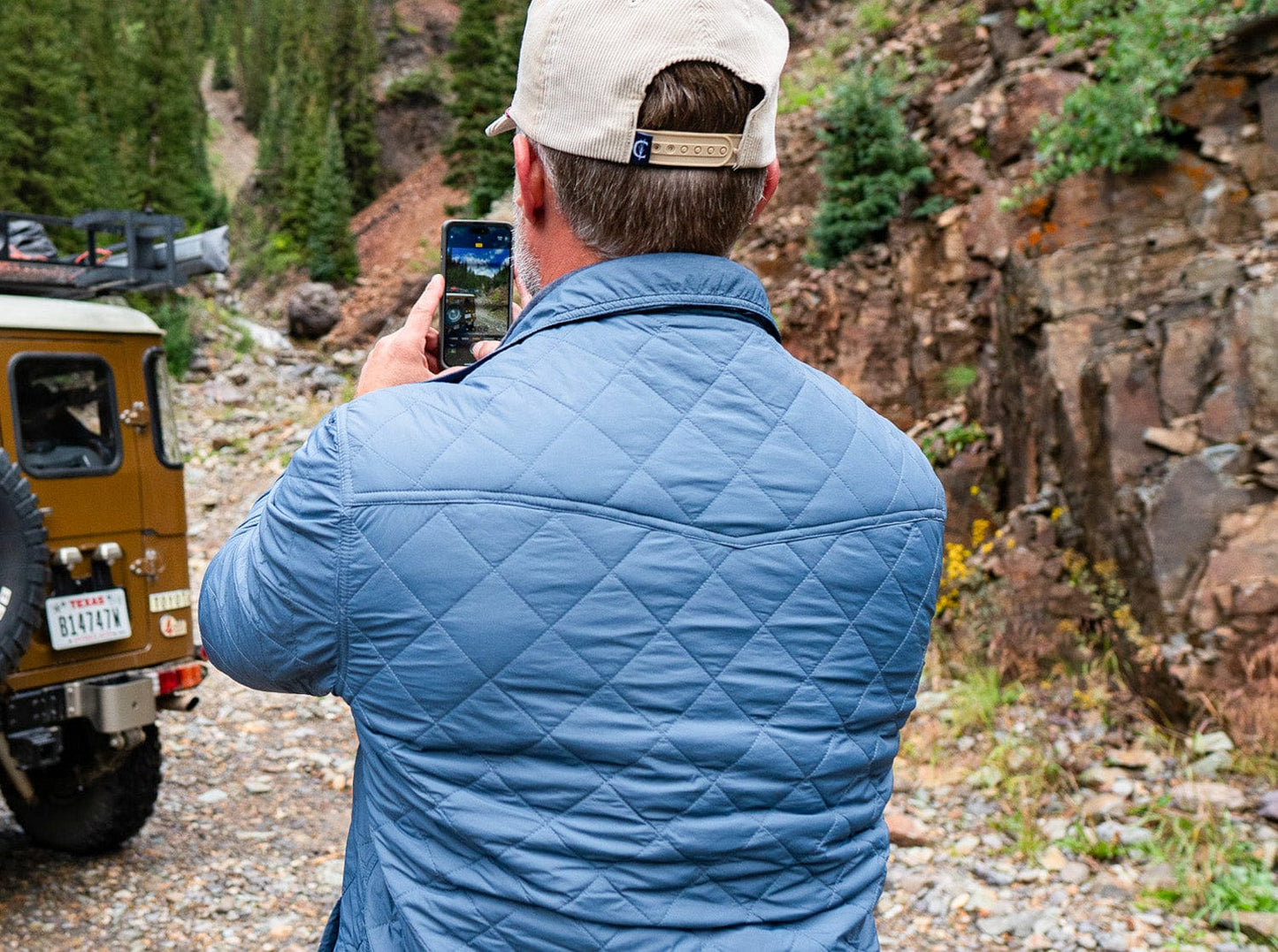 CCV - Quilted Shacket - Slate