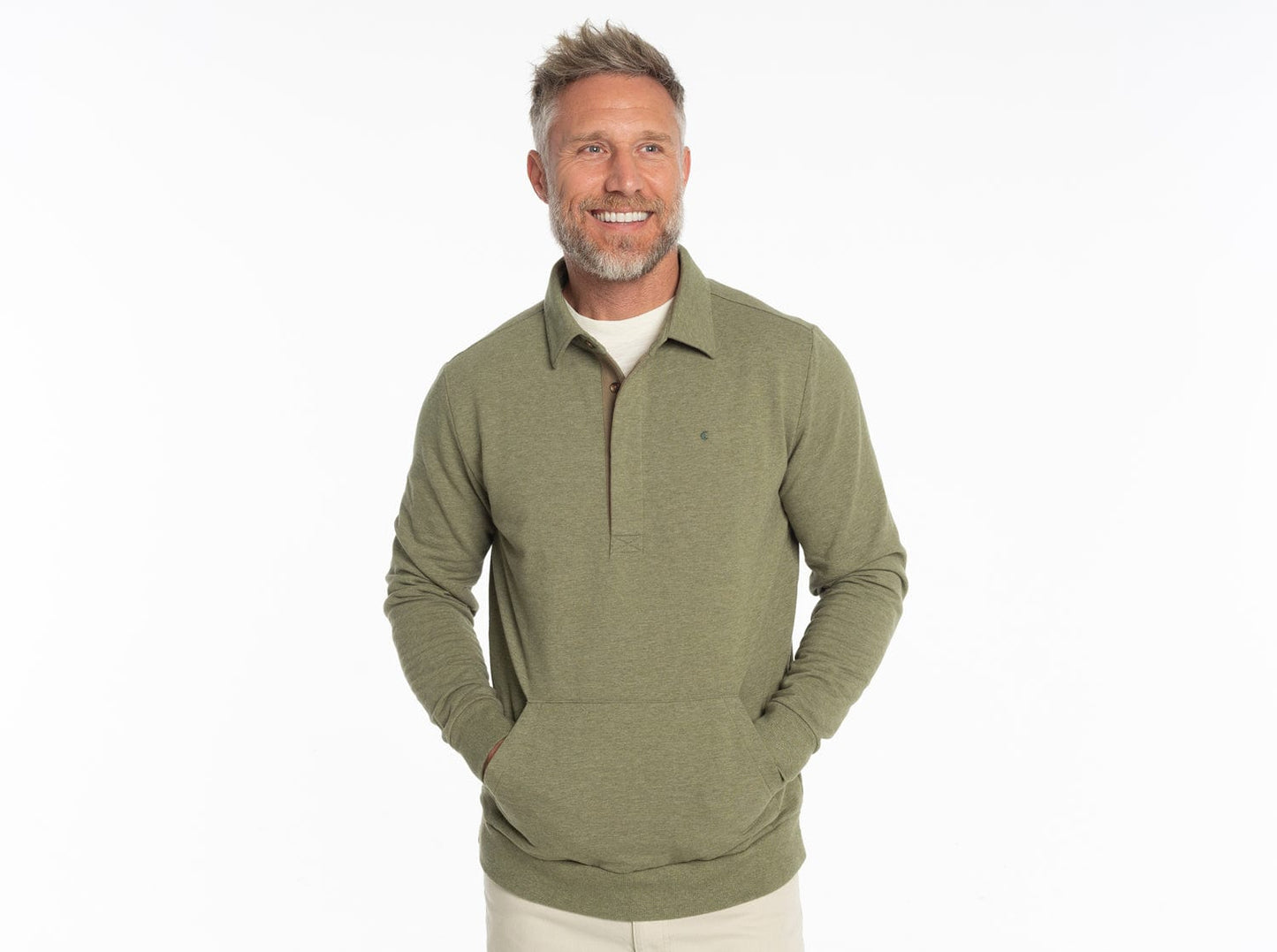 ACC - Collared Sweatshirt - Heather Olive