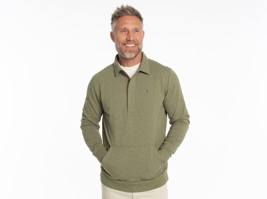ACC - Collared Sweatshirt - Heather Olive