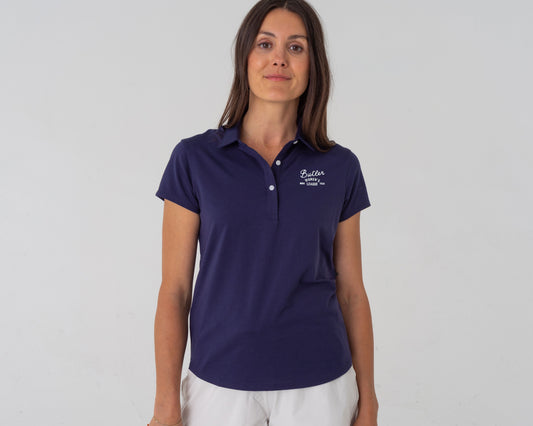 Butler Women's League - Women's Short Sleeve Performance Polo - Navy