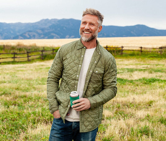 CCV - Quilted Shacket - Olive