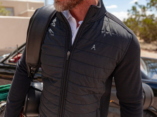 Austin Golf Club - Hybrid Puffer - Black