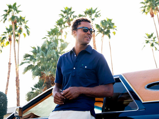 Performance Players Shirt- Nassau Navy