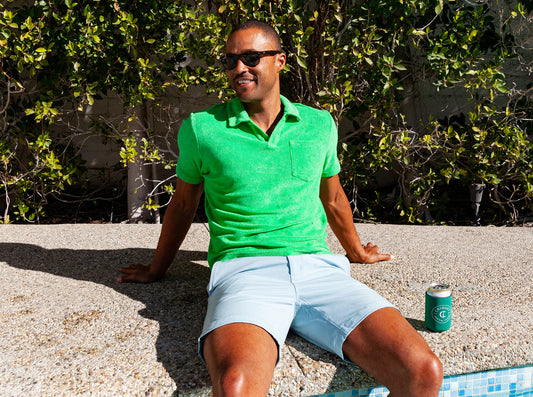 Terry Cloth Polo - Electric Avenue