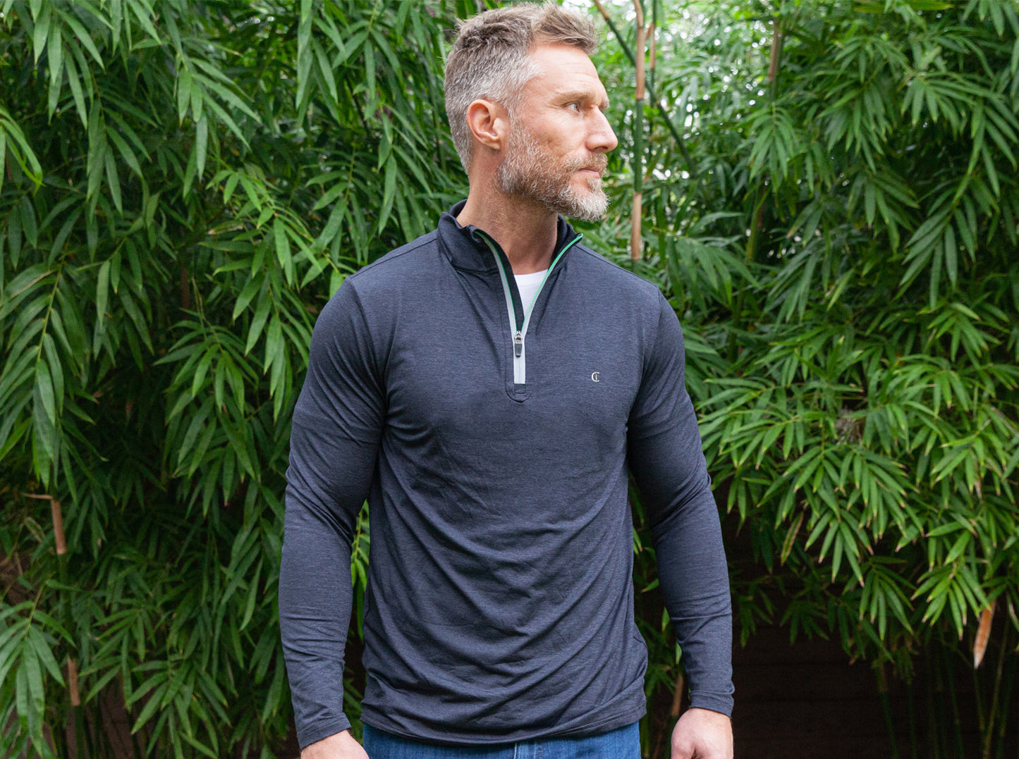 Westlake CC- Feather Performance Pullover - Heather Black