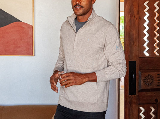 Austin Golf Club - Fleece Weekender - Heather Stone