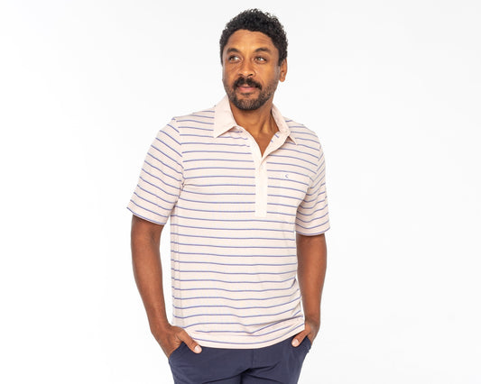 Performance Players Shirt - Lee Stripe Pink