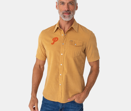 TP - Short Sleeve Corduroy - Camel