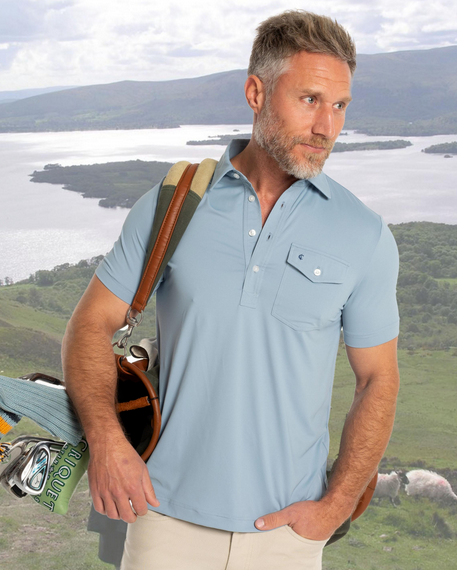 Forsyth Country Club - Performance Sport Players Shirt - Blue Bell