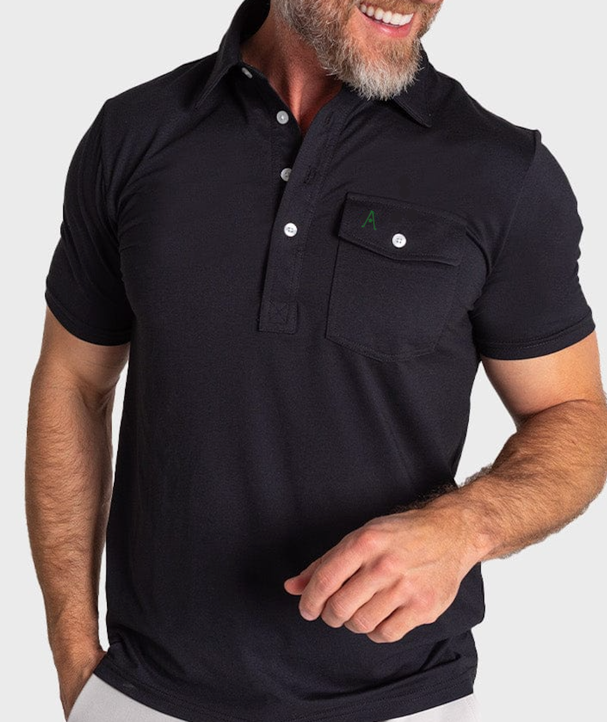 Austin Golf Club - Performance Players Shirt - Black