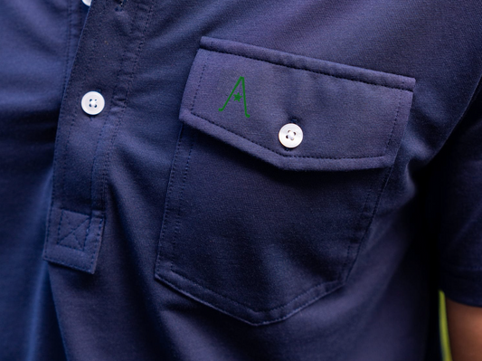 Austin Golf Club - Performance Players Shirt - Nassau Navy
