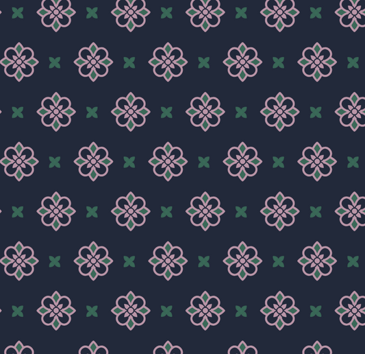 ACC - Performance Sport Players Shirt - Medallion Print - Navy