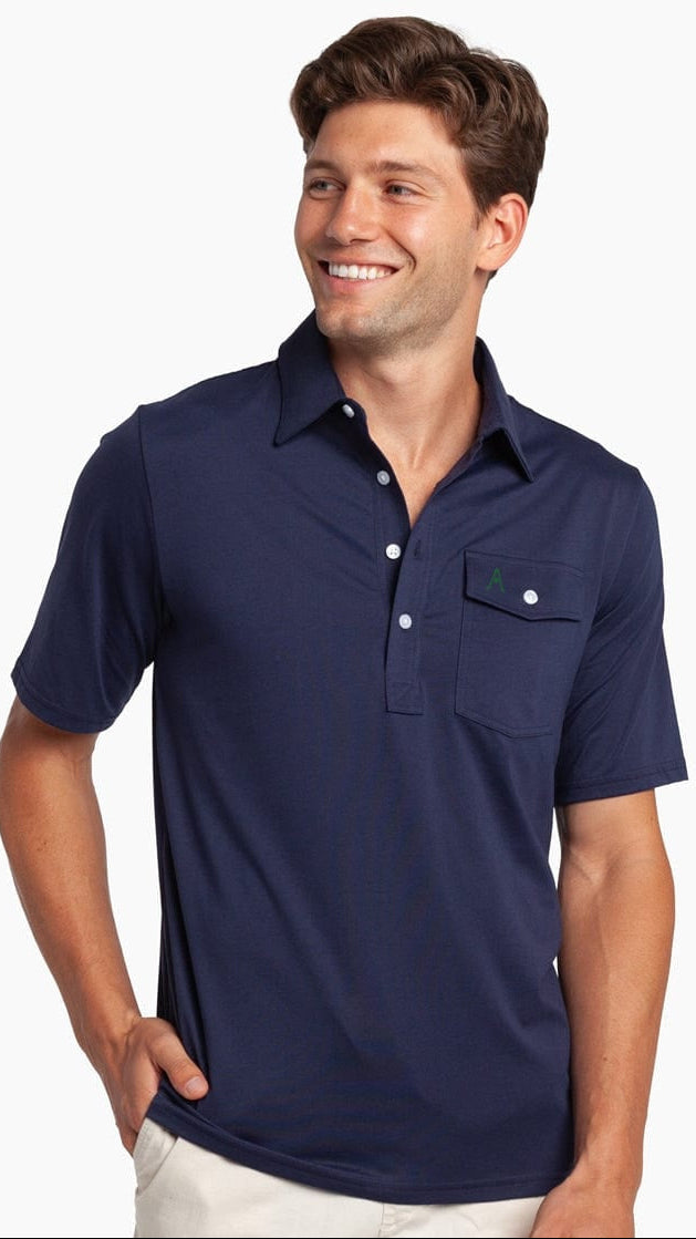 Austin Golf Club - Performance Players Shirt - Nassau Navy