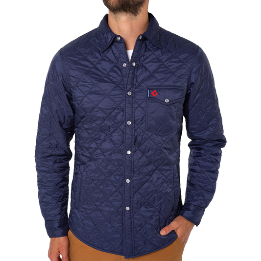 MLBPA - Quilted Shacket - Navy