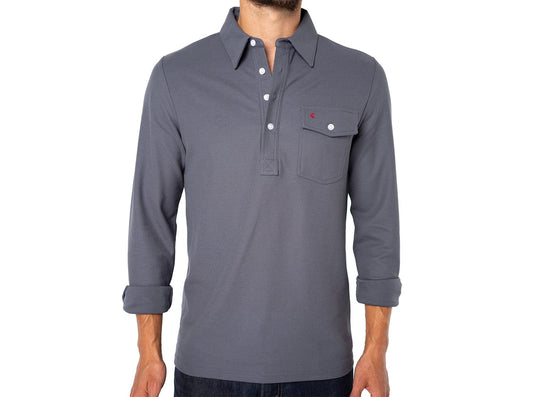 Castle Hills - Long Sleeve Players Shirt - Blue Steel