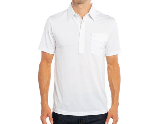 Castle Hills - Performance Players Shirt - Bright White