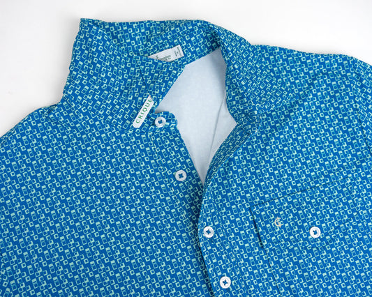Performance Sport Players Shirt- Mid Mod Navy
