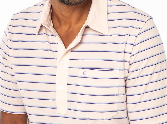 Performance Players Shirt - Lee Stripe Pink