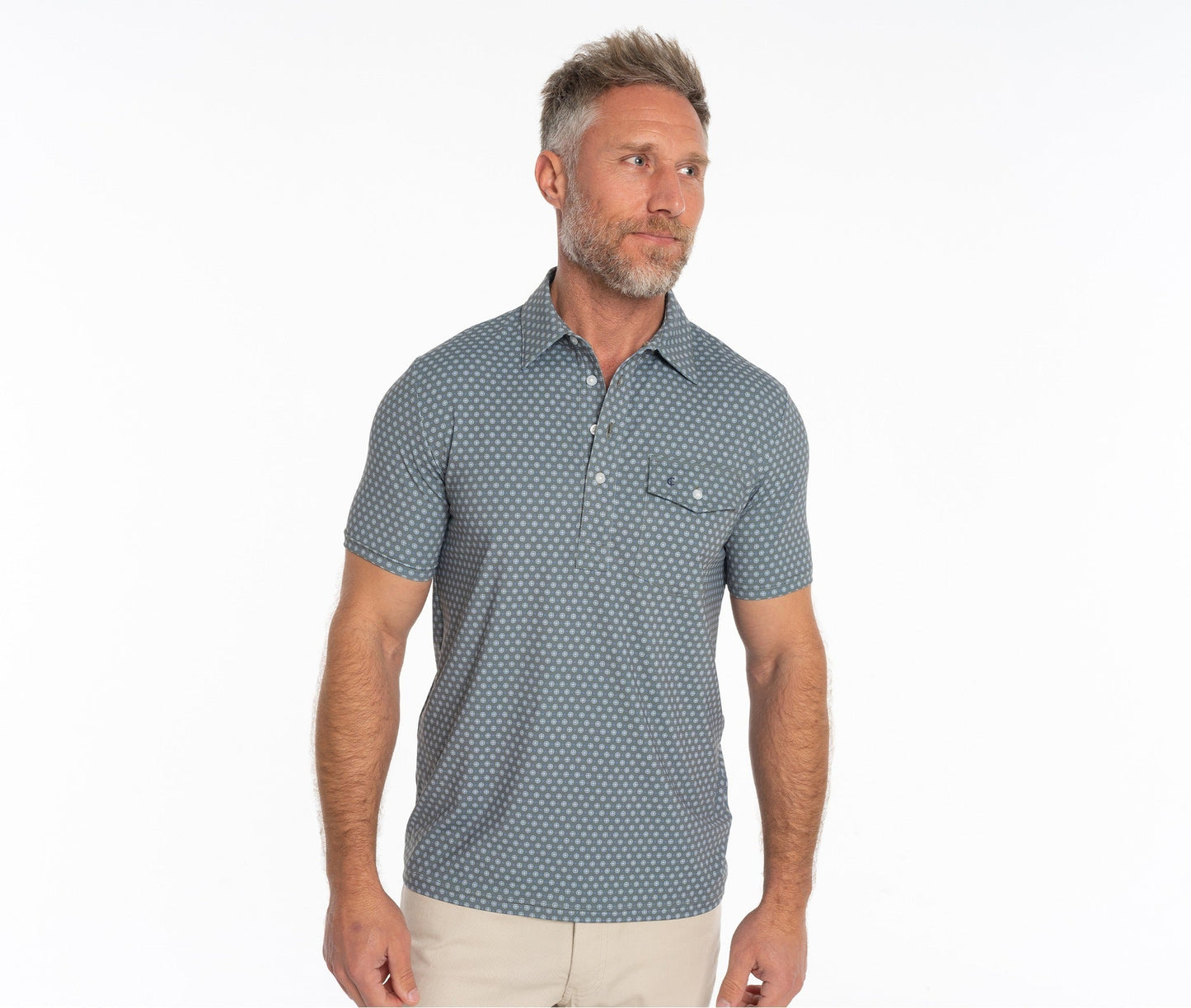 ACC - Performance Sport Players Shirt - Medallion Print - Olive